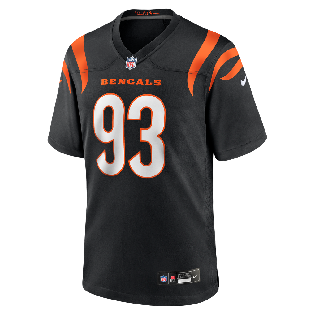 Men's Cincinnati Bengals McKinnley Jackson Black Game Jersey
