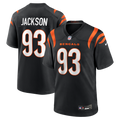 Men's Cincinnati Bengals McKinnley Jackson Black Game Jersey