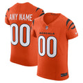 Men's Cincinnati Bengals Men's Orange Alternate Vapor F.U.S.E. Elite Custom Jersey