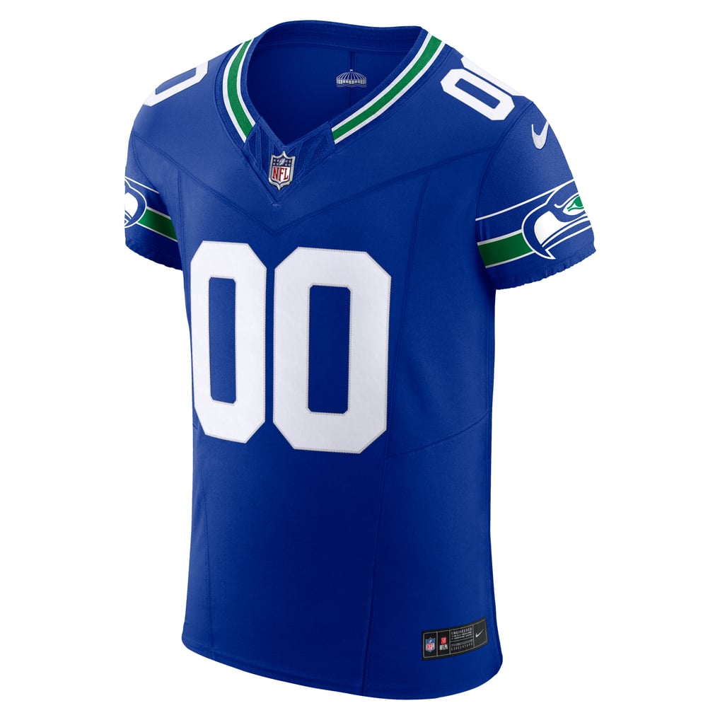 Men's Seattle Seahawks Men's Royal Alternate Vapor F.U.S.E. Elite Custom Jersey