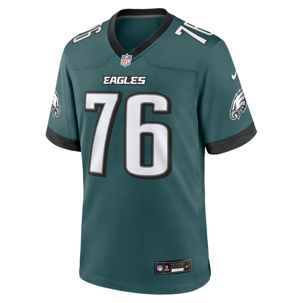 Men's Philadelphia Eagles Micah Morris Midnight Green Team Game Jersey