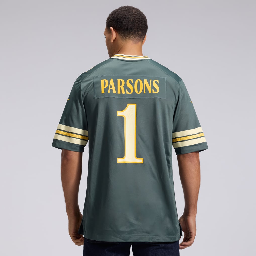 Men's Green Bay Packers Micah Parsons Green 2026 Rivalries Collection Game Jersey