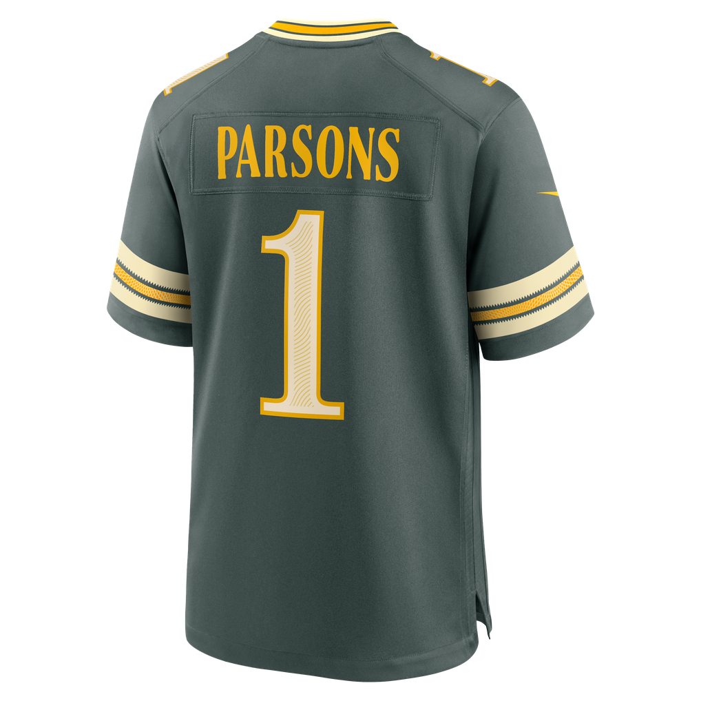 Men's Green Bay Packers Micah Parsons Green 2026 Rivalries Collection Game Jersey