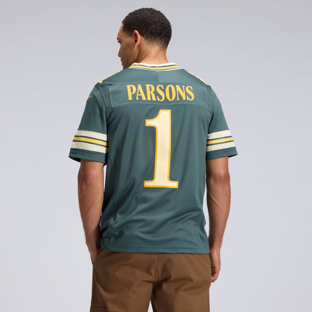 Men's Green Bay Packers Micah Parsons Green 2026 Rivalries Collection Stitched Limited Jersey