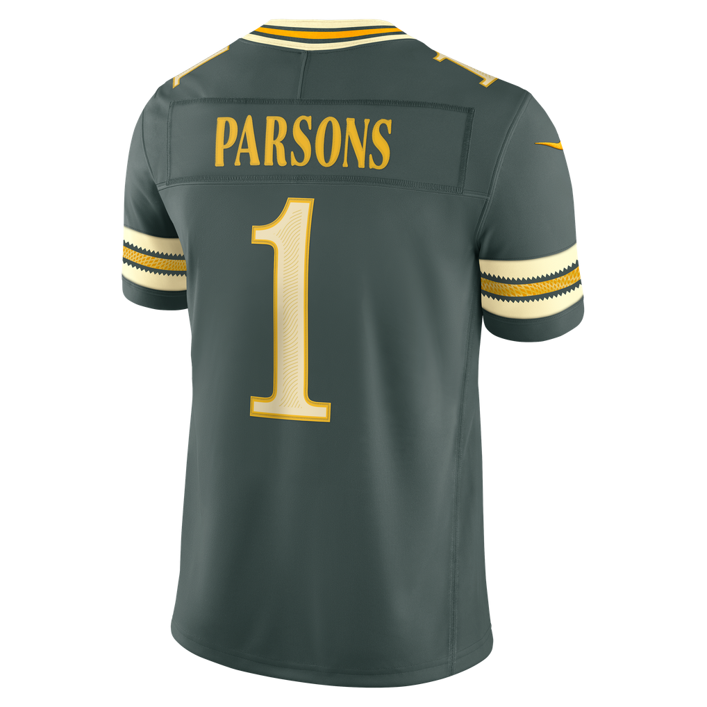 Men's Green Bay Packers Micah Parsons Green 2026 Rivalries Collection Stitched Limited Jersey