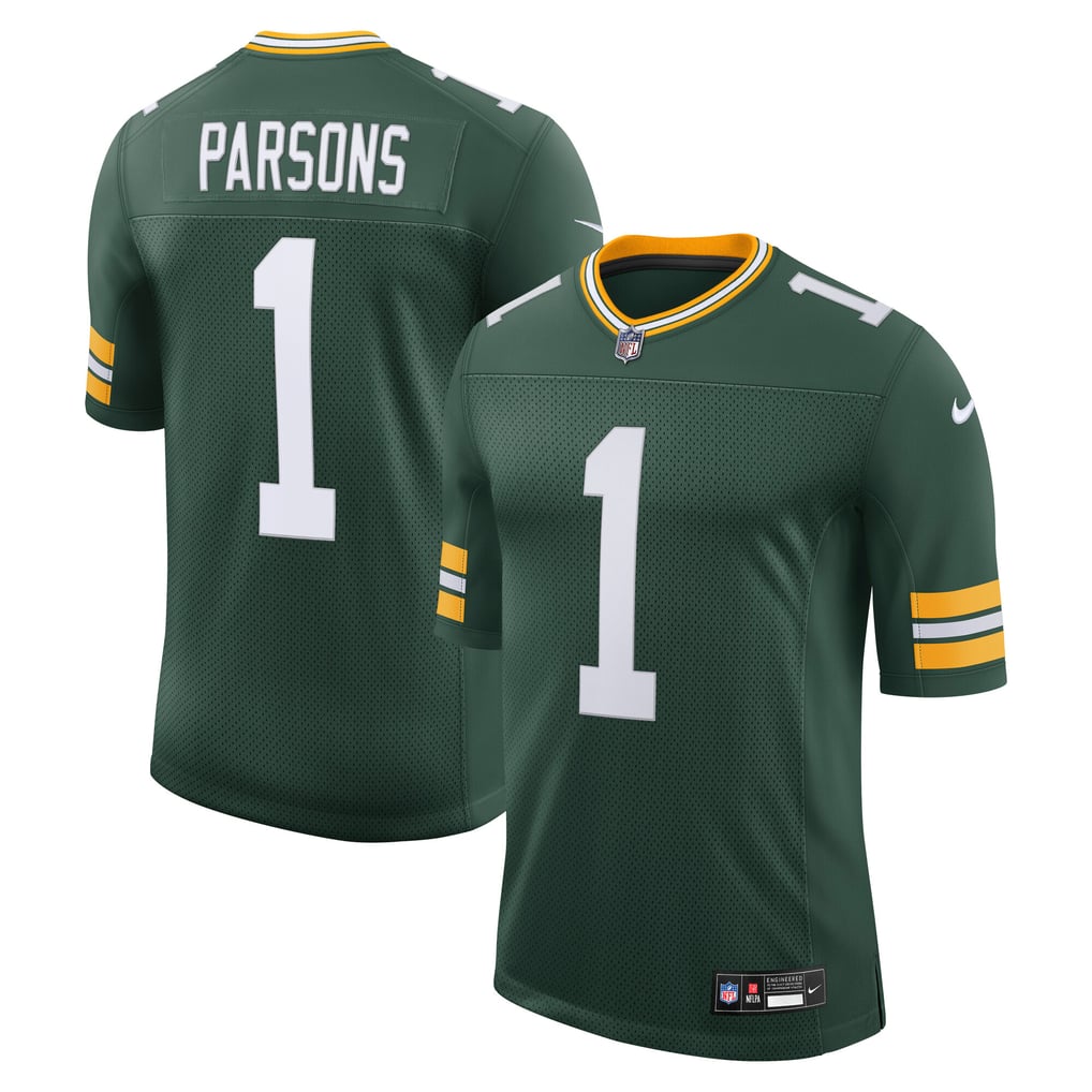 Men's Green Bay Packers Micah Parsons Green Vapor Untouchable Stitched Limited Jersey