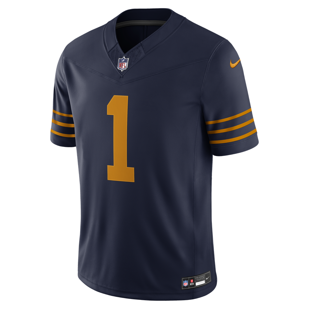Men's Green Bay Packers Micah Parsons Navy Alternate Vapor F.U.S.E. Stitched Limited Jersey