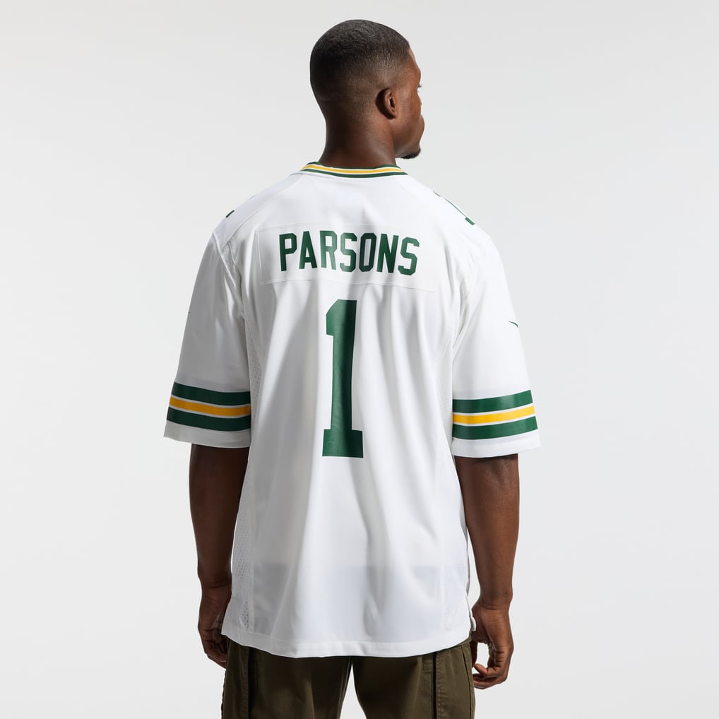 Men's Green Bay Packers Micah Parsons White Game Player Jersey