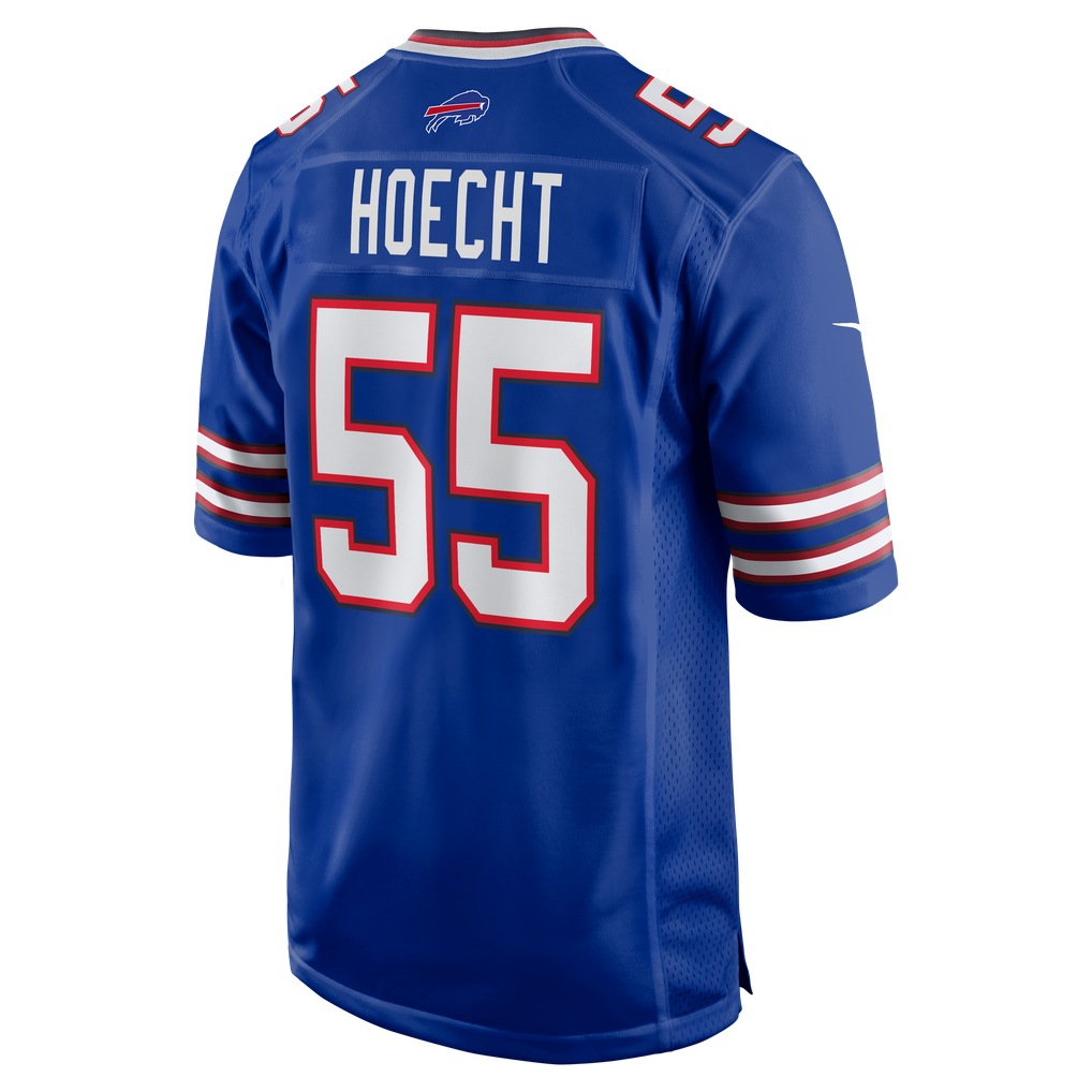 Men's Buffalo Bills Michael Hoecht Royal Team Game Jersey