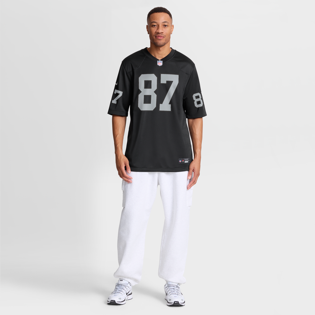 Men's Las Vegas Raiders Michael Mayer Black Game Jersey