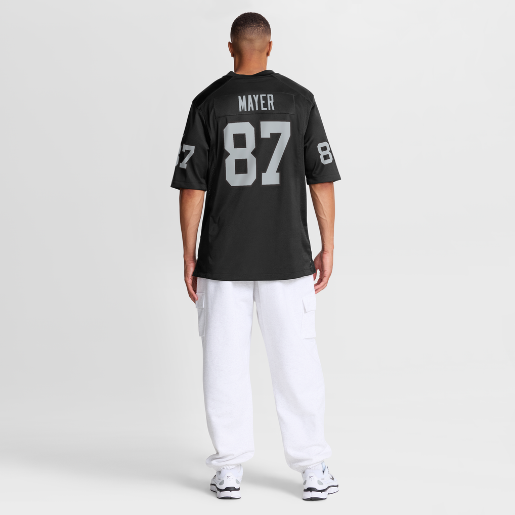 Men's Las Vegas Raiders Michael Mayer Black Game Jersey
