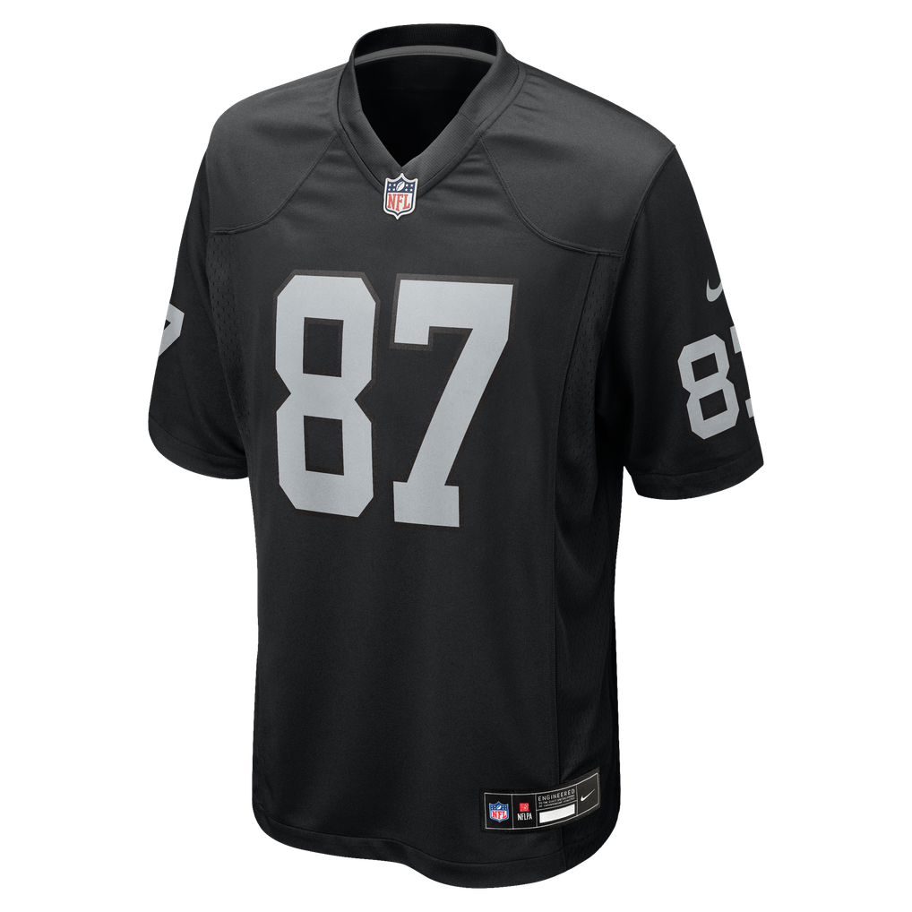 Men's Las Vegas Raiders Michael Mayer Black Game Jersey