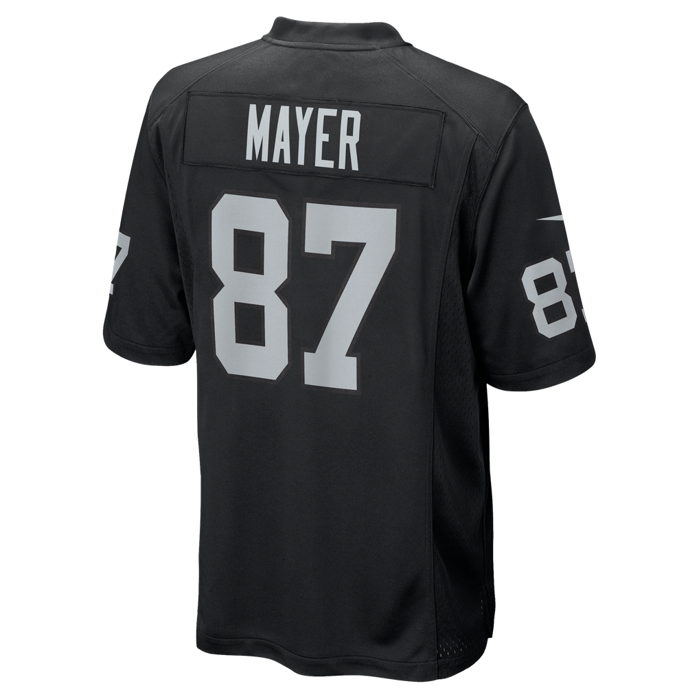 Men's Las Vegas Raiders Michael Mayer Black Game Jersey