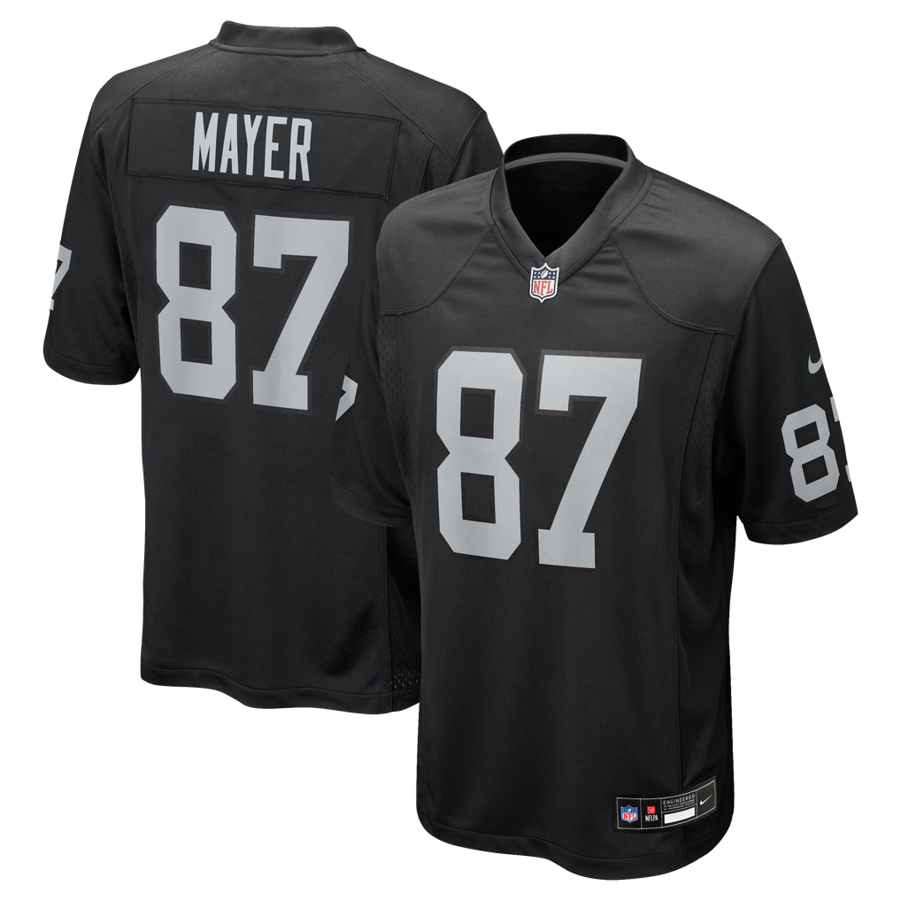 Men's Las Vegas Raiders Michael Mayer Black Game Jersey