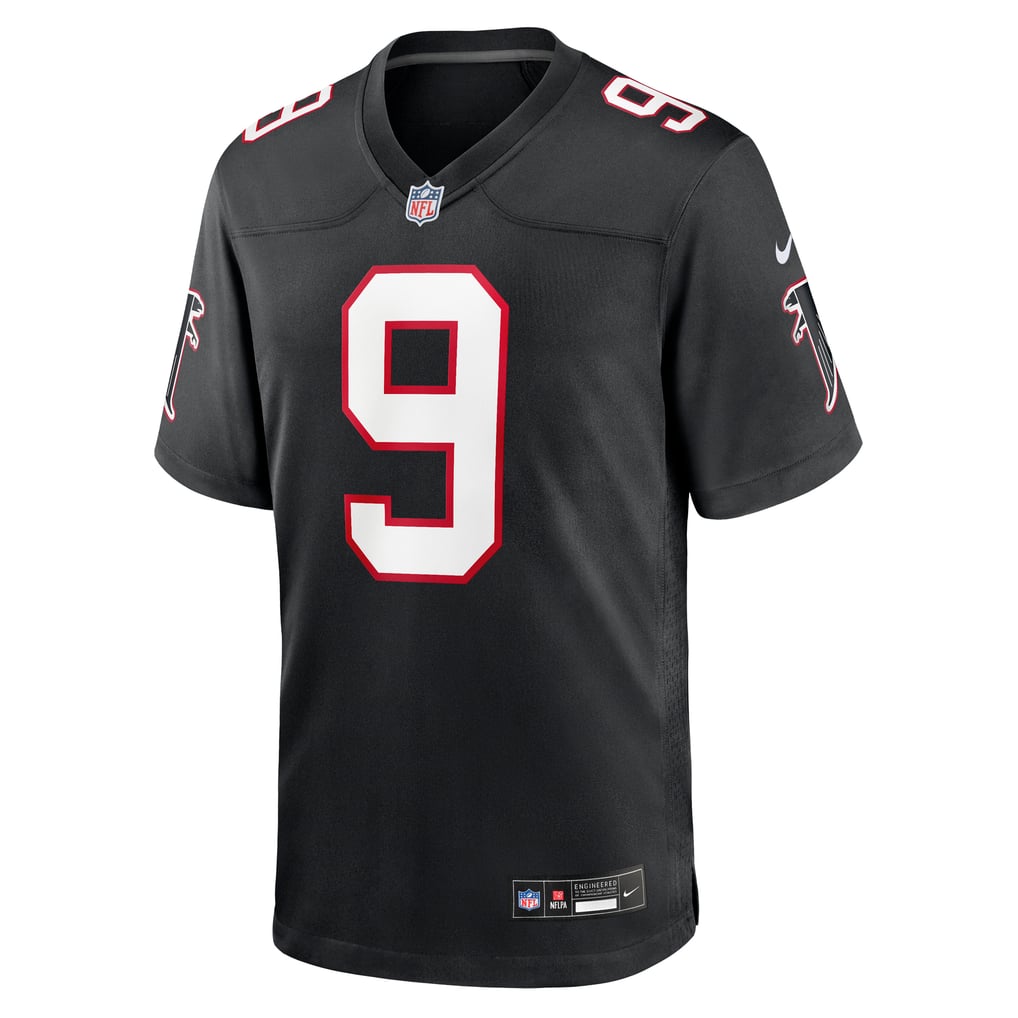 Men's Atlanta Falcons Michael Penix Jr. Black Alternate Game Jersey