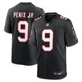 Men's Atlanta Falcons Michael Penix Jr. Black Alternate Game Jersey