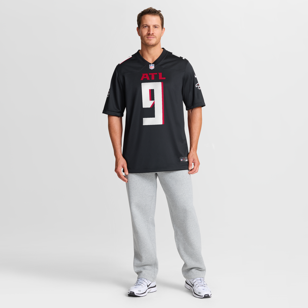 Men's Atlanta Falcons Michael Penix Jr. Black Player Game Jersey