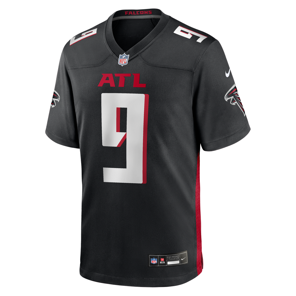 Men's Atlanta Falcons Michael Penix Jr. Black Player Game Jersey