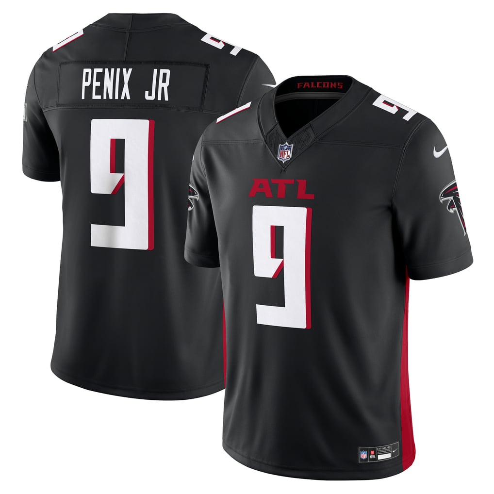 Men's Atlanta Falcons Michael Penix Jr. Black Vapor F.U.S.E. Limited Jersey
