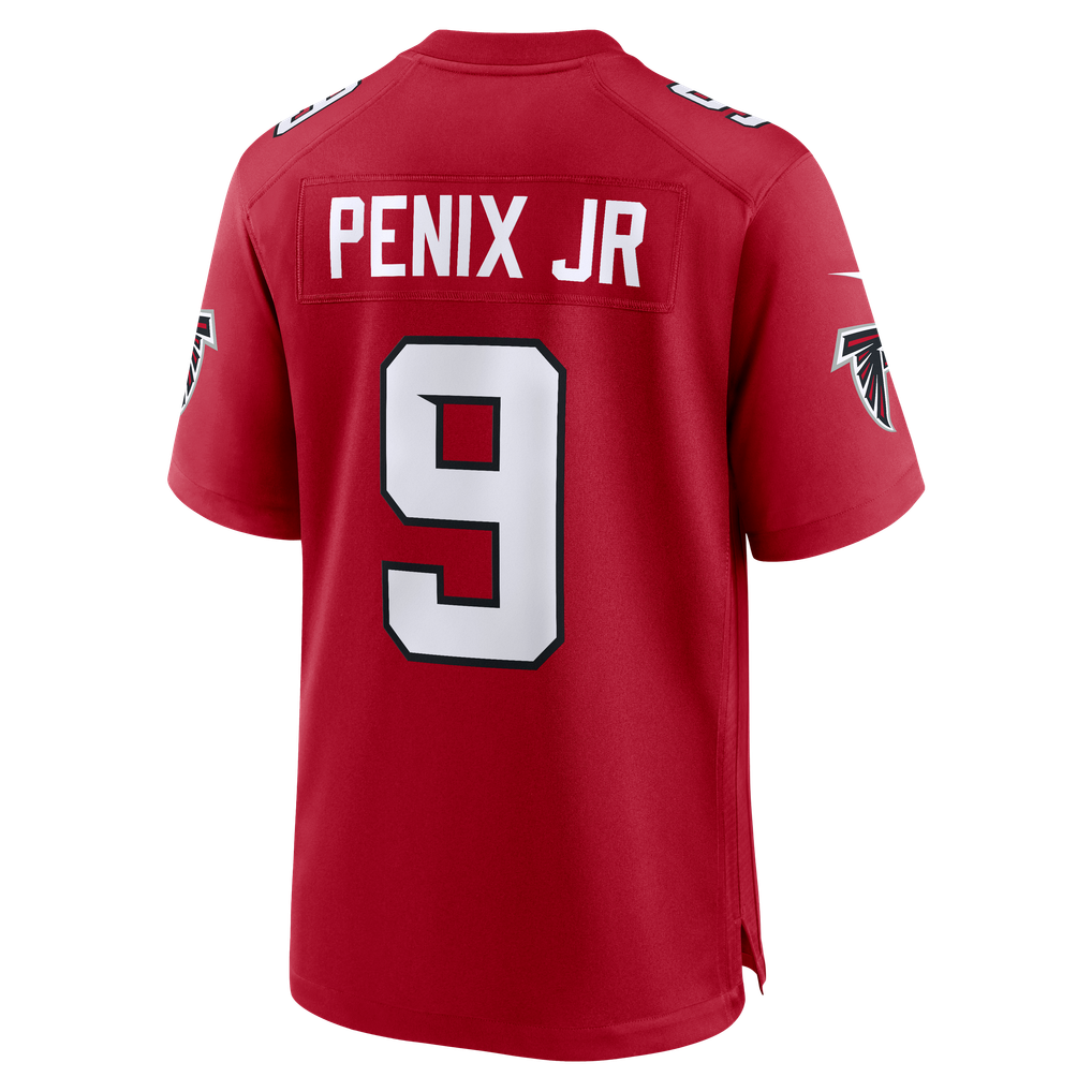 Men's Atlanta Falcons Michael Penix Jr. Red Game Jersey