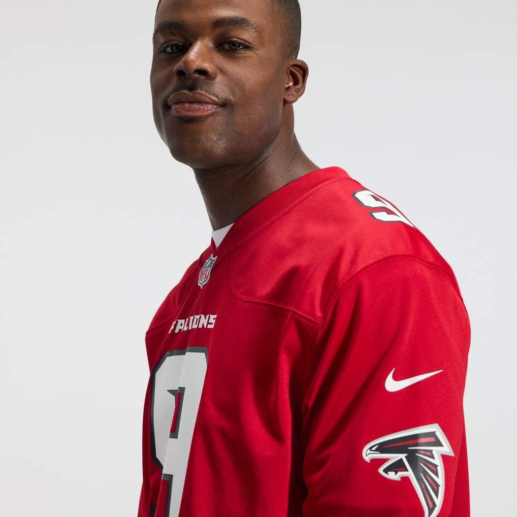 Men's Atlanta Falcons Michael Penix Jr. Red Game Jersey