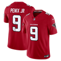 Men's Atlanta Falcons Michael Penix Jr. Red Team Vapor F.U.S.E. Stitched Limited Jersey