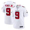 Men's Atlanta Falcons Michael Penix Jr. White Game Jersey