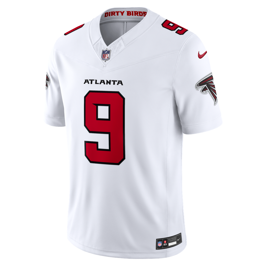 Men's Atlanta Falcons Michael Penix Jr. White Vapor F.U.S.E. Stitched Limited Jersey