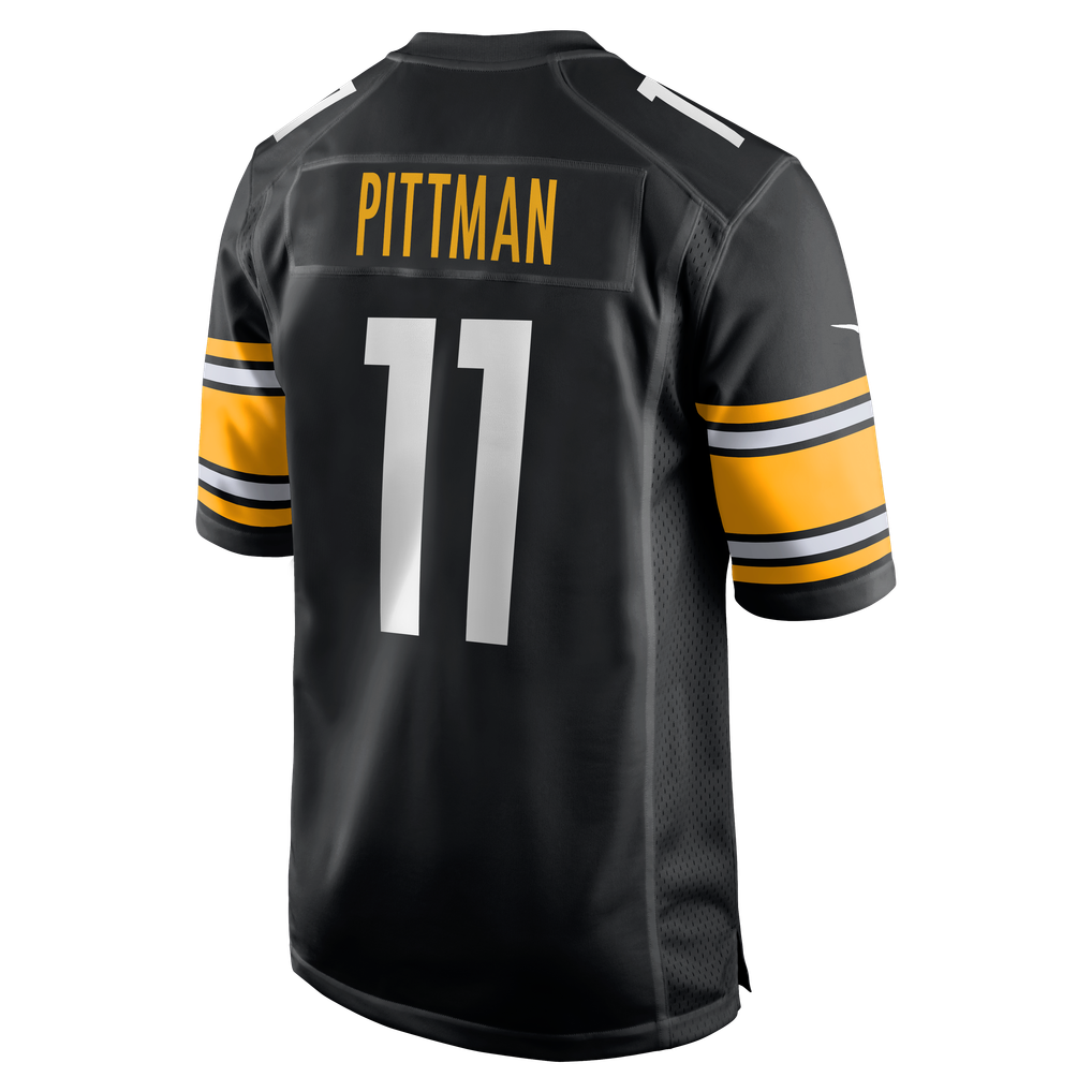 Men's Pittsburgh Steelers Michael Pittman Jr. Black Game Jersey