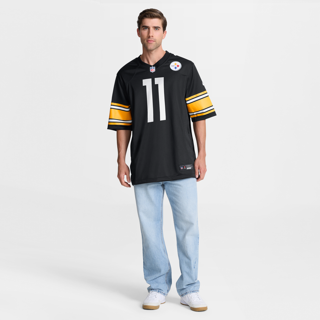 Men's Pittsburgh Steelers Michael Pittman Jr. Black Game Jersey