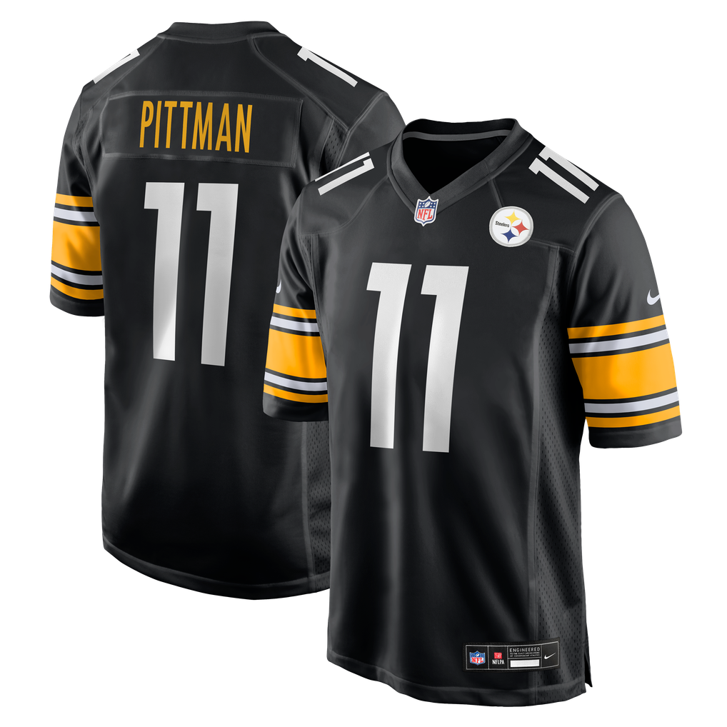 Men's Pittsburgh Steelers Michael Pittman Jr. Black Game Jersey