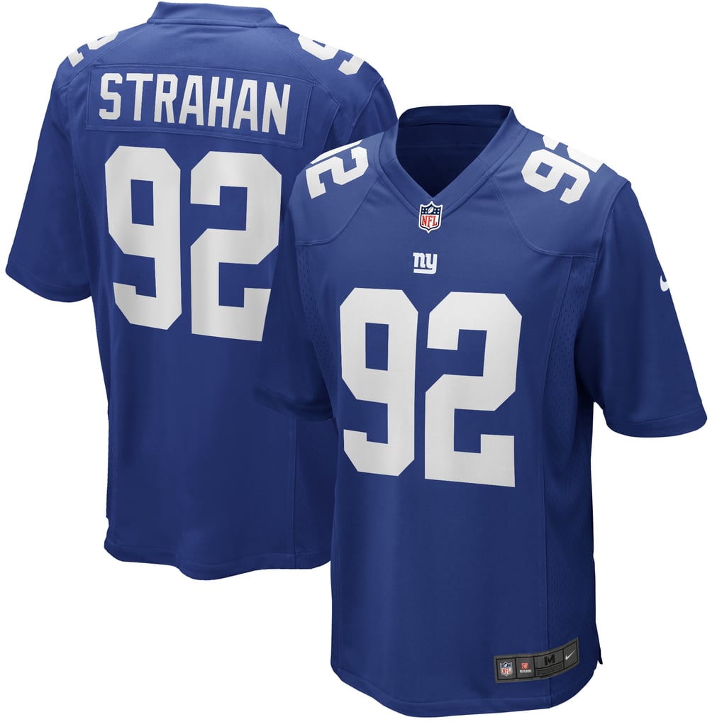 Men's New York Giants Michael Strahan Royal Game Retired Player Jersey