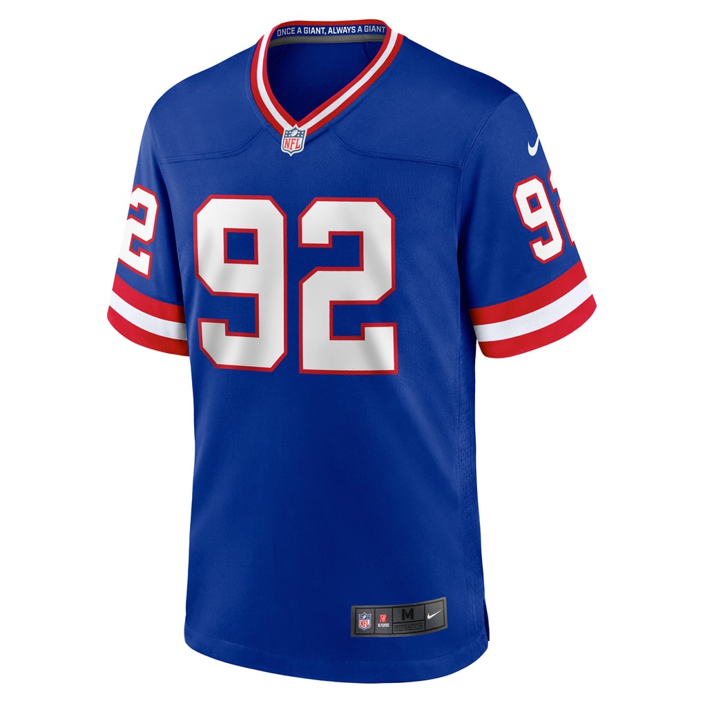 Men's New York Giants Michael Strahan Royal Retired Player Alternate Game Jersey