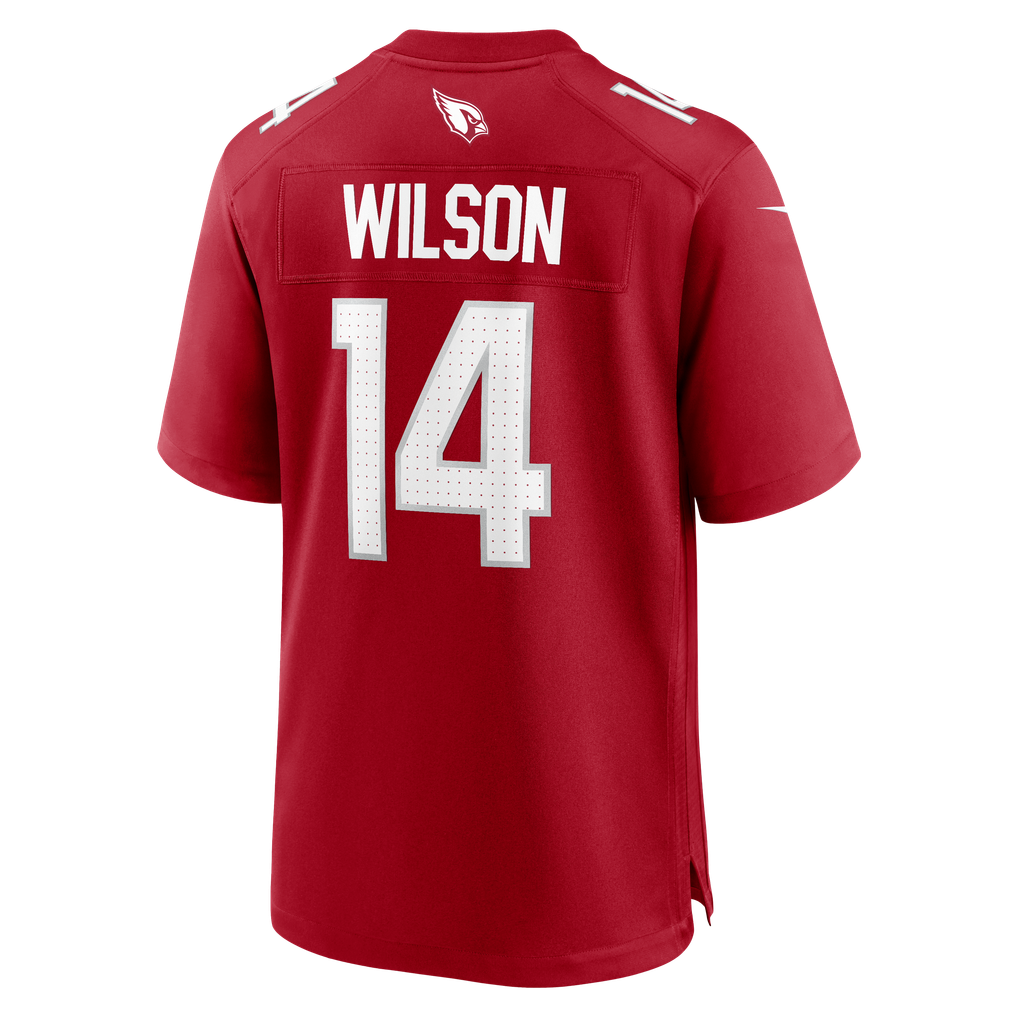 Men's Arizona Cardinals Michael Wilson Cardinal Team Game Jersey