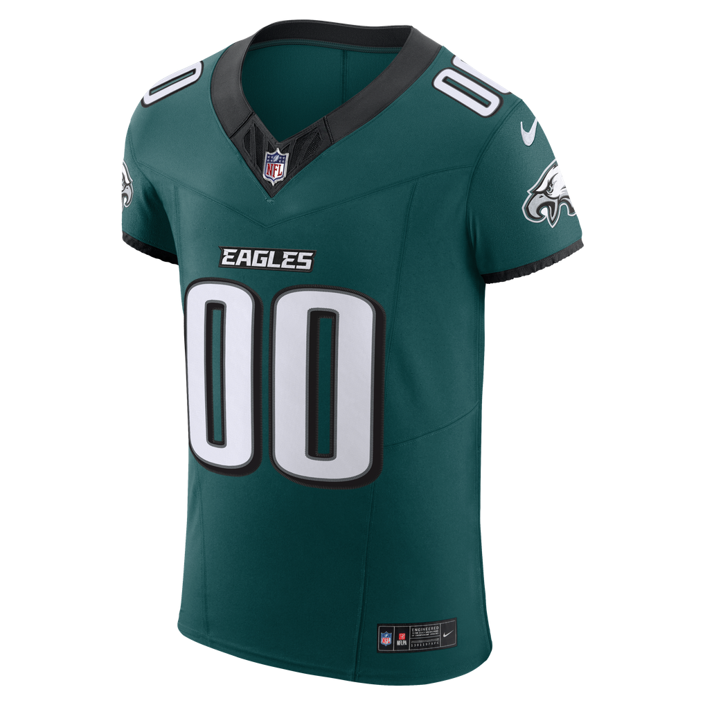 Men's Philadelphia Eagles Midnight Green Vapor F.U.S.E. Elite Custom Jersey