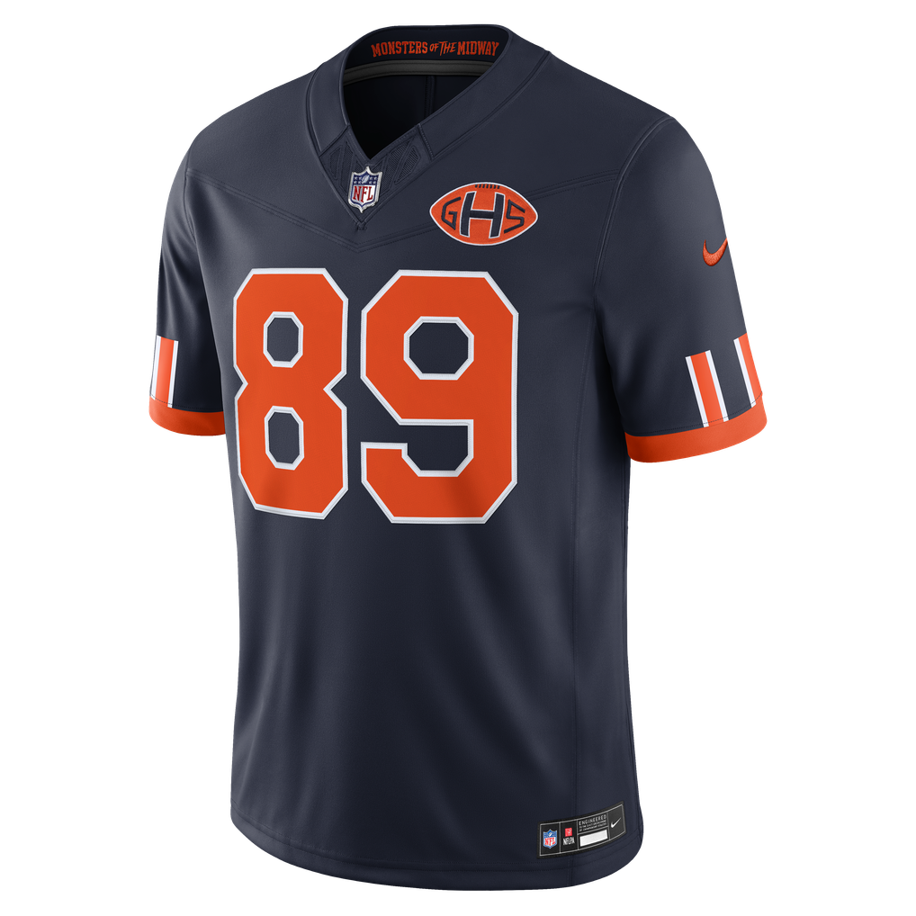 Men's Chicago Bears Mike Ditka Navy 2026 Rivalries Collection Game Jersey