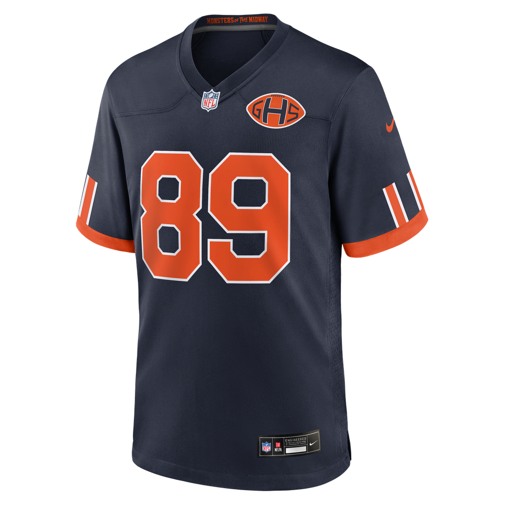 Men's Chicago Bears Mike Ditka Navy 2026 Rivalries Collection Game Jersey