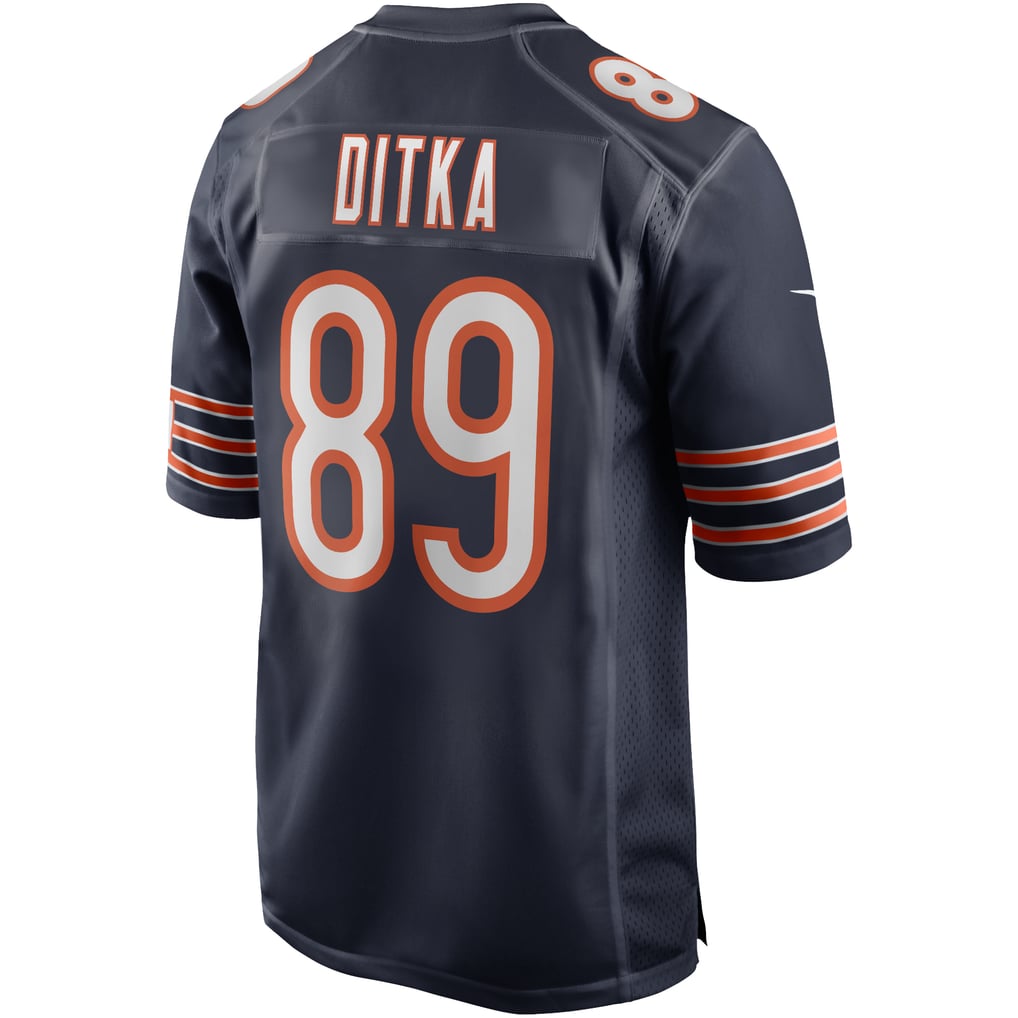 Men's Chicago Bears Mike Ditka Navy Game Retired Player Jersey