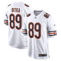 Men's Chicago Bears Mike Ditka White Retired Player Game Jersey