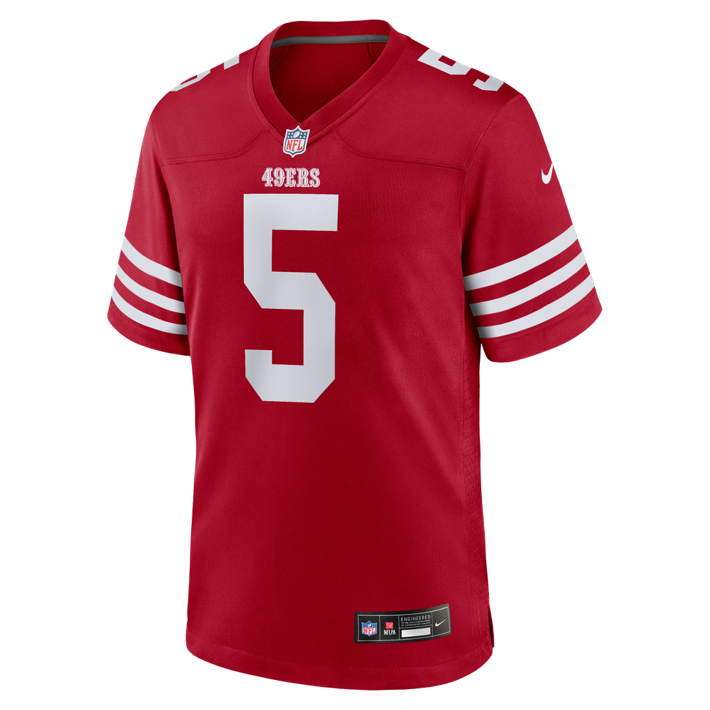 Men's San Francisco 49ers Mike Evans Scarlet Game Jersey