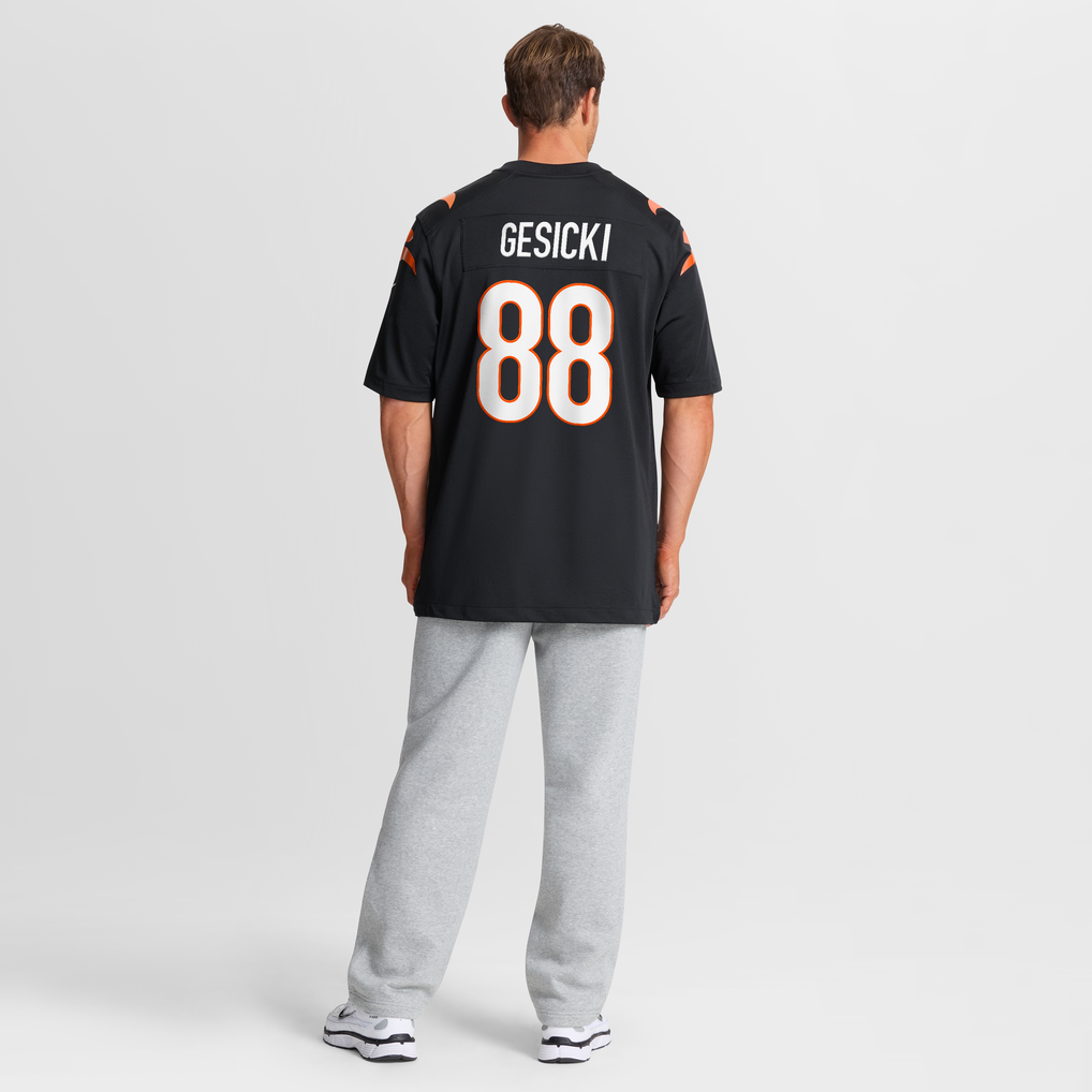 Men's Cincinnati Bengals Mike Gesicki Black Game Jersey