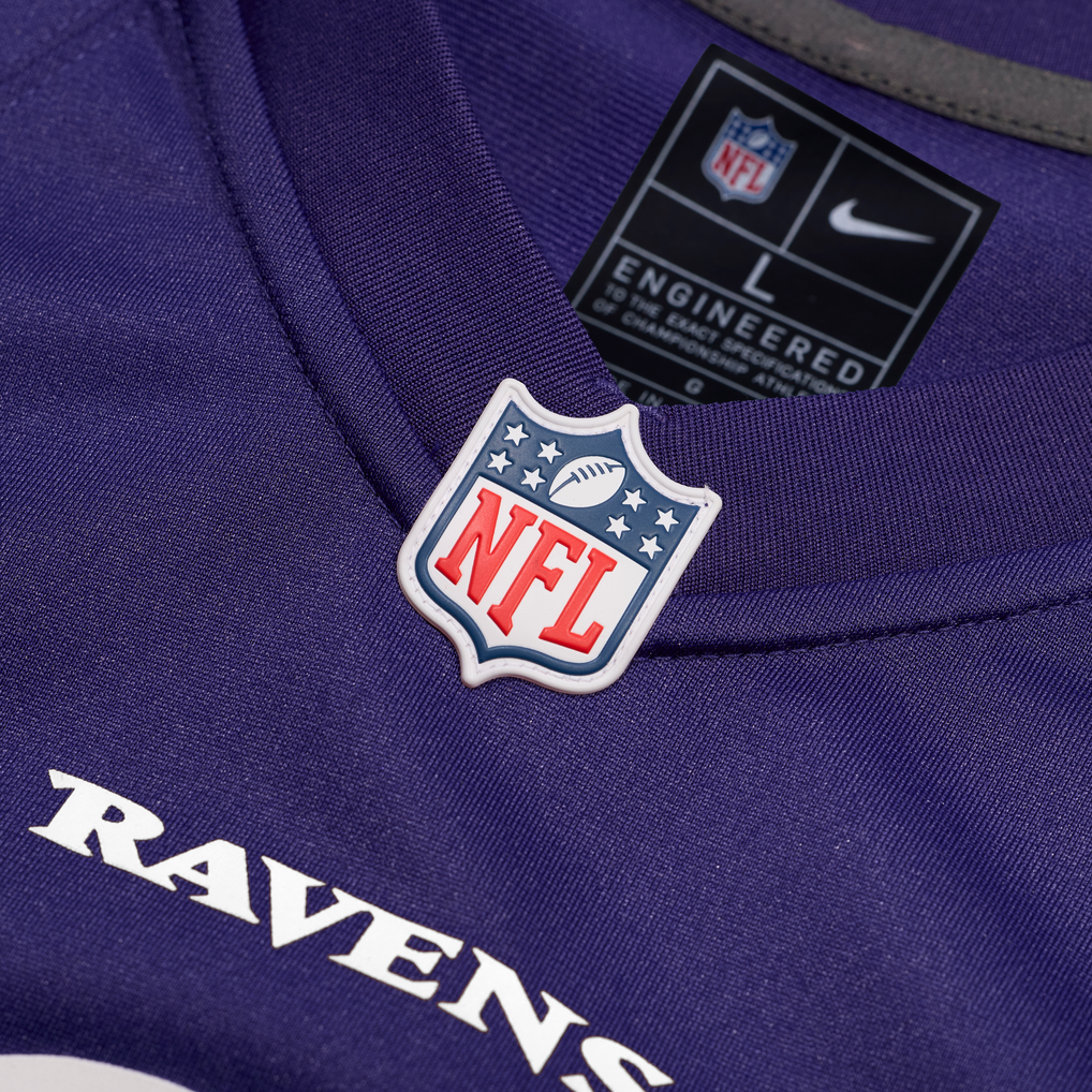 Men's Baltimore Ravens Mike Green Purple Team Game Jersey
