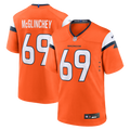 Men's Denver Broncos Mike McGlinchey Orange Team Game Jersey