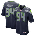 Men's Seattle Seahawks Mike Morris College Navy Game Jersey