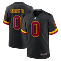 Men's Washington Commanders Mike Sainristil Black Hail Raiser Alternate Game Jersey