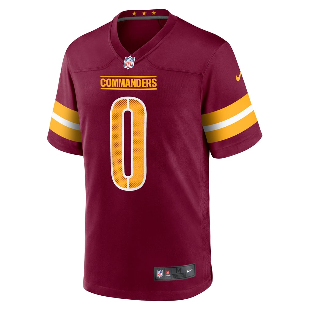 Men's Washington Commanders Mike Sainristil Burgundy Game Jersey