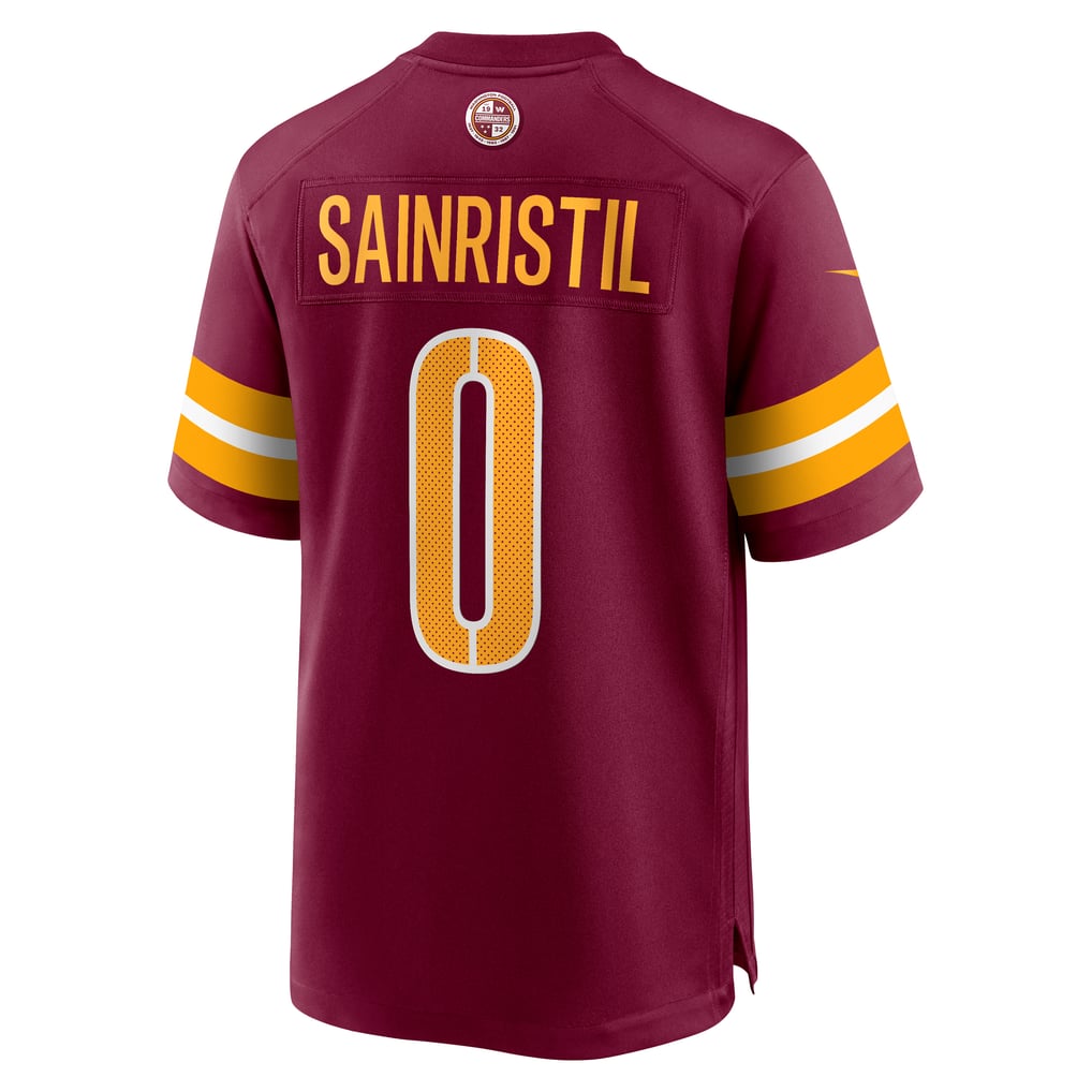 Men's Washington Commanders Mike Sainristil Burgundy Game Jersey