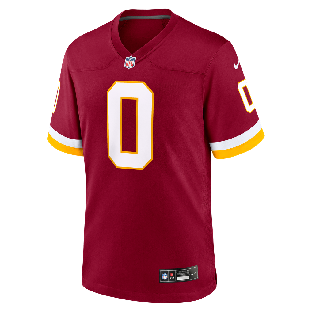 Men's Washington Commanders Mike Sainristil Burgundy Game Jersey