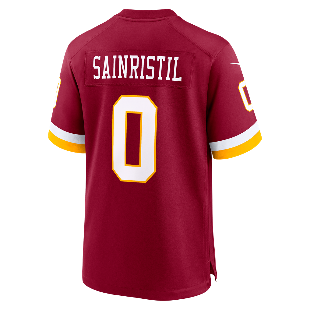 Men's Washington Commanders Mike Sainristil Burgundy Game Jersey