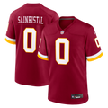 Men's Washington Commanders Mike Sainristil Burgundy Game Jersey